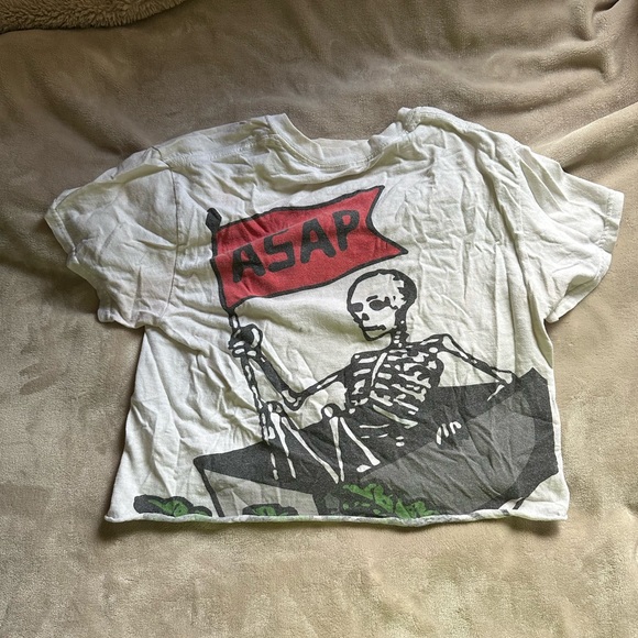 ASAP womens skeleton cropped tee - Picture 5 of 8
